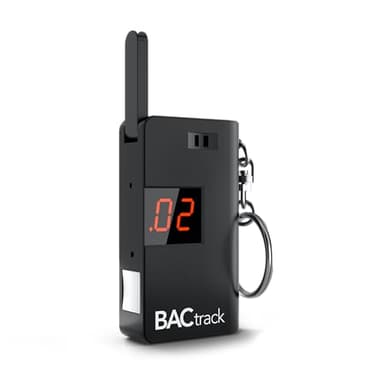 BACtrack Keychain Breathalyzer (Black) | Ultra-Portable Pocket Keyring Alcohol Tester for Personal Use