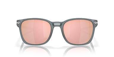 Oakley OO9018 Ojector Sunglasses, Matte Crystal Black/Prizm Rose Gold Polarized, 55 mm