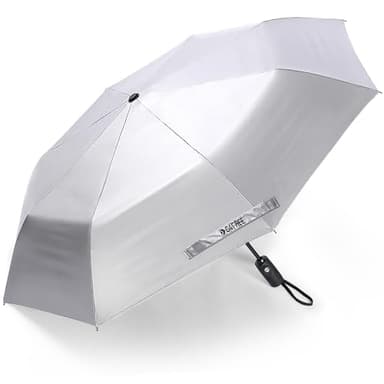 G4Free UPF 50+ UV Protection Large Travel Umbrella 42/46 Inch Auto Open Close Windproof Sun Blocking Umbrella