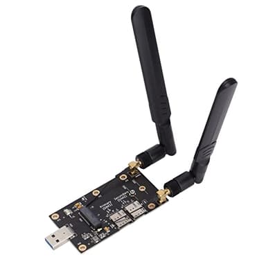NGFF M.2 to USB 3.0 Adapter,Dual SIM Card Slot LTE Modem,with Antenna Screw,Support SIM Card Push Connector,Suitable for LTE/4G/5G Module