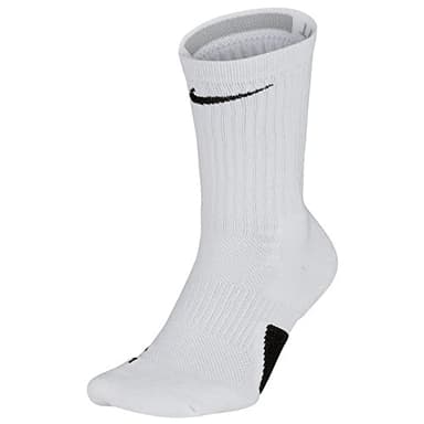 Nike ELITE CREW SOCK White | Black L