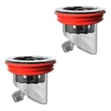 COLDDD Odor Proof Floor Drain, Floor Drain backflow Preventer, Shower Plug, Magnetic One-Way Drain Valve, Prevent Odor Dispersion in Bathrooms, and Kitchens (1.5''-2.0'' Caliber) (2)