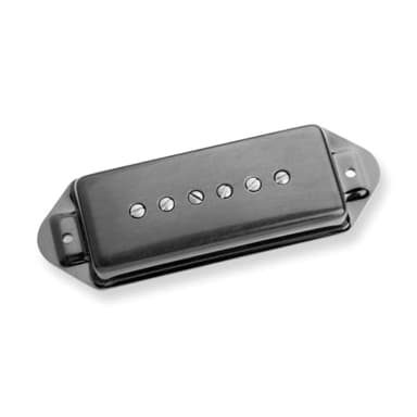 Seymour Duncan Jared James Nichols P90 Silencer Dog-Ear Bridge Pickup – Black – Noiseless High-Output