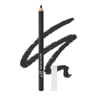 e.l.f. Smoky Kohl Eyeliner, Eye Pencil For Creating Long-Lasting, Bold, High-Pigmented Makeup Looks, Vegan & Cruelty-Free, Black Velvet