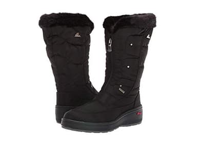 PAJAR Canada LOUISA women's ice-gripper snow boots BLACK 10 US