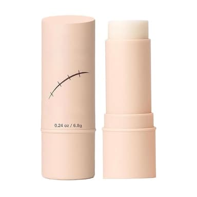 60% Stick. Thick Solid Velvety Film for Scars. Formula Infused with Centella Asiatica Extracts and Vitamin E. Soothing and Occlusive