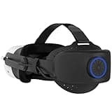 Battery Head Strap for Quest 3/Quest 3S, 8000mah Fast Charging Battery Pack, Ergonomic & Lightweight Comfort Elite Strap Accessories for Extend Play Time