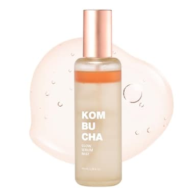 Elishacoy | Kombucha Glow Serum Mist 100 ml / 3.38 fl oz – Fermented Kombucha + Peptide Glow Face Mist, Vegan Hydrating & Radiance Spray for All Skin Types/Best Moisturizer for Sensitive and Dry