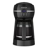 Cuisinart 12-Cup Programmable Coffeemaker, DCC-1500TG, Black (Renewed)