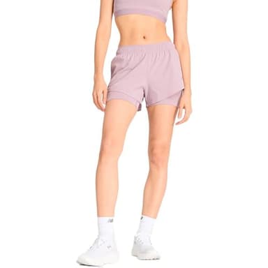 New Balance Women's RC 2-in-1 Short 3", Ice Wine, Small