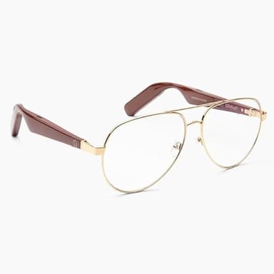 Lucyd - Bluetooth Audio Glasses - Men Smart Glasses w/Blue-Light Protection - Open Ear, Noise Canceling Wireless Mics, Quadrasonic Speaker, Voice Assistants Compatible - Jupiter XL Blue Light