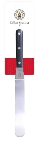 King Arthur Baking Company Offset Spatula, Japanese Stainless Steel, 8-Inch Flexible Blade, For Precise Cake Decorating
