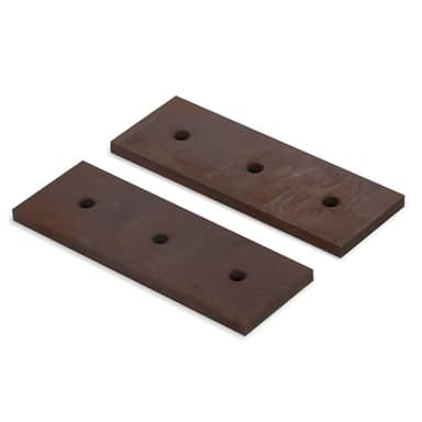 Titan Attachments 2 Pack Fixed Replacement Blades for Pro Series 3 Point Wood Chipper