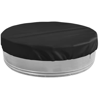 8ft Extra Large Round Stock Tank Pool Cover,Steel Round Stock Tank Pools Cover for Protection from Debris, Leaves, Dust - Waterproof and UV Resistant,Stock Tank Pools Cover with Drawstring Design