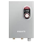 FOGATTI Tankless Water Heater Electric, Up to 3.3 GPM, 14kW 240V on Demand Instant Endless Water Heater, ETL Certified, 2-3 Point of Use Hot Water