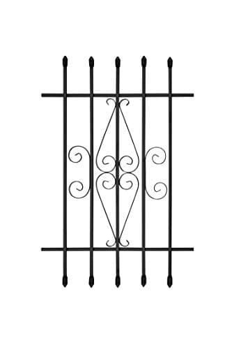 3 Set- Spear Point Window Bar Guard (24 x 36, Black), 3 set 24 x 36