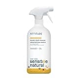 ATTITUDE Laundry Stain Remover for Baby Clothes, Plant- and Mineral-Based Ingredients, Vegan and Cruelty-free Laundry Products for Sensitive Skin, Unscented, 27 Fl Oz