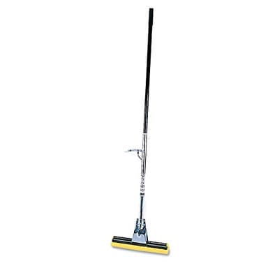 Rubbermaid Commercial Products Cellulose Sponge Mop with Steel Handle (FG643500BRNZ) Metal, 1 EA