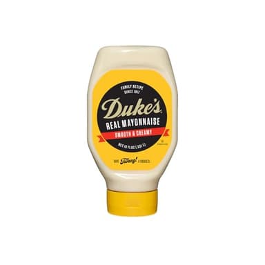 Duke’s Real Mayonnaise Squeeze Bottle - Original Smooth & Creamy Taste, 18 Ounce (Pack of 1)