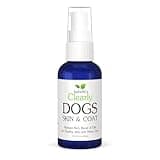 Natural Skin & Coat Oil for Dogs | Skin Soother with Coconut, Almond and Olive Oils | Soothe Dry Skin, Allergies and Skin Irritation | Add Softness and Shine to a Dull Coat | Made in The USA