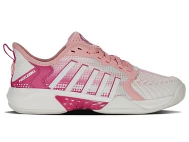 K-Swiss Women's Pickleball Supreme Shoe, Cloud Dancer/Raspberry Sorbet, 9 M