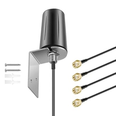 4x4 MIMO Omnidirectional Low Profile Wide-Band 4G LTE 5G External Antenna for Boosts Performance of 4G/5G Routers Gateways Hotspot Verizon AT&T T-Mobile RV Home Internet, Slinkdsco