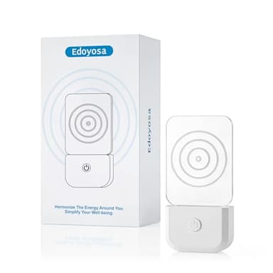 Edoyosa EMF Protective & Night Light – Whole House EMF Protection up to 2000 Sq Ft, Bio-Resonance Technology, Plug-in EMF Neutralizer for Home & Travel
