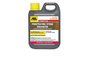 FILA STONEPLUS, Stone Enhancer Sealer, Ideal for All Natural Stone, Protects and Enriches The Color of Polished, Honed, Textured and Tumbled Natural Stone, Solvent Based, 1QT