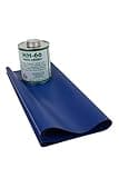 Mytee Products 18oz Blue Tarp Vinyl Repair Kit HH66 HH-66 PVC Cement with Brush 32 Ounce Made in USA
