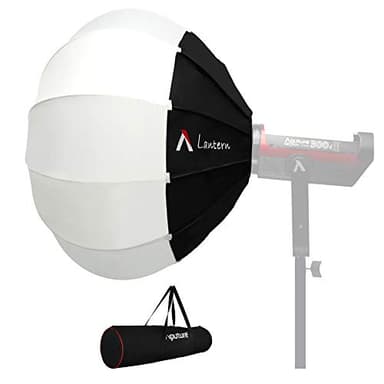 Aputure Lantern Softbox Soft Light Modifier,26inch, Quick-Setup Quick-Folding Aputure Space Light Upgraded for 300D Mark II 120D 120T 120D Mark II 300X and Other Bowens Mount Light