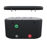 Inflatable Cold Plunge Tub – Portable Ice Bath with Insulated Lid, Water Chiller Compatible, Durable & Easy to Athletes, Recovery, Home & Outdoors (Black, 59.06" × 29.92" × 24.41")