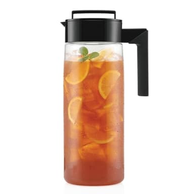 Takeya Patented and Airtight Pitcher Made in the USA, BPA Free, 2 qt, Black