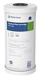 Pentair Pentek RFC-BB Big Blue Carbon Water Filter, 10-Inch, Whole House Heavy Duty Radial Flow Carbon Replacement Cartridge with Granular Activated Carbon (GAC) Filter, 10" x 4.5", 25 Micron