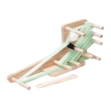 WILLOWDALE Wooden Inkle Loom for Knitting & Crochet Supplies, Loom Knitting Kit with Inkle Weaving Shuttle, Multi-Craft Weaving Loom for Adults, Weaving Loom Kit, Art & Craft Supplies for Beginner