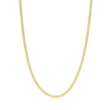 CHOW SANG SANG 999.9 24K Pure Gold Curb Link Machinery Chain Necklace for Women 40cm 09223N Price-by-Weight 4.86g Gold