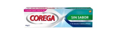 Corega Denture Fixing Cream, Strong Fixing, Unflavored, Zinc Free, 40g