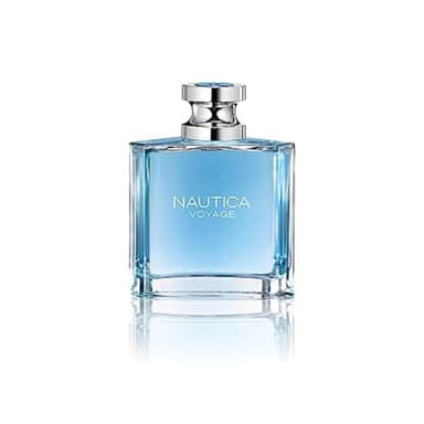 Nautica Voyage Eau De Toilette, Cologne and Fragrance For Men, Fresh, Romantic, Fruity Scent Woody, Aquatic Notes of Apple, Water Lotus, Cedarwood, and Musk Ideal Day Wear, Long Lasting 3.3Fl oz