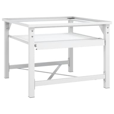 vidaXL Washing Machine Pedestal, Washer and Dryer Stand, Washing Machine Riser, Laundry Pedestal for All Standard Washing Machines, White