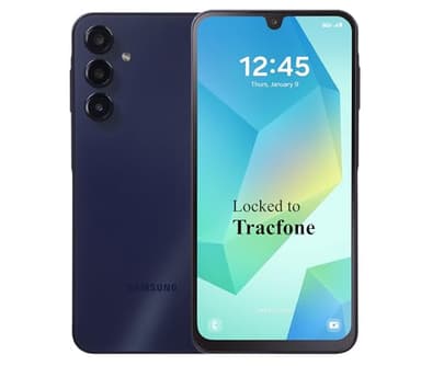 Tracfone Samsung Galaxy A16 5G, 128GB, 50MP Triple Camera, Android Smartphone, 6.5" FHD+ Super AMOLED 90Hz Display, Long-Lasting Battery - Locked to Tracfone - Awesome Black