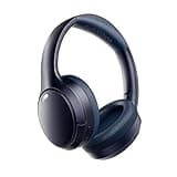 Pointcinco Bluetooth Headphones, Wireless Over Ear Headphones with HiFi Stereo Microphone, Foldable Lightweight On Ear 5.4 Headphones with Deep Bass for Cellphone/Travel/Office/Home(Blue)