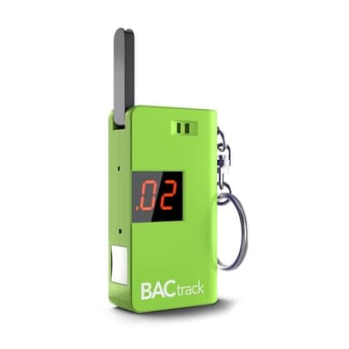 BACtrack Keychain Breathalyzer (Green) | Ultra-Portable Pocket Keyring Alcohol Tester for Personal Use