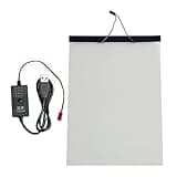 Filmbase PDLC Smart Film Switchable Smart Film Adhesive Smart Glass Film for Office Meeting Room office home etc. size 7'‘*11 ''(White) 3 pieces