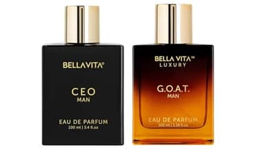 BellaVita Luxury Sigma Male (CEO Man & GOAT Man) Perfume Cologne for Men 2x100ml Combo | Long-Lasting Men's Cologne with Lemon, Lavender, Tonka & Agarwood Perfume