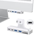 GEWOKLIY iMac USB Hub for 24 inch (M1/M3), Adapter Multiports with 4K HDMI, Type-C 10Gbps, SD/TF Card Reader, Dock 2021 24-inch(M1)/2023 24-inch(M3) | Accessories
