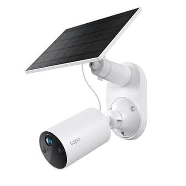 Tapo SolarCam 1080p Outdoor Wireless Security Camera - Battery Power with Solar, Person Detection, Subscription-Free Local Storage or Optional Cloud, Works with Alexa & Google Assistant, C402 KIT