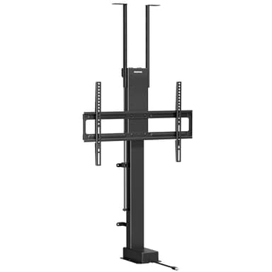monTEK Motorized TV Lift for 43-88 inch TVs, Ceiling&Vertical TV Lift Mechanism with RF Remote, Smart Phone & Voice Control via WiFi, Up to 132lbs, 4X Load Tested, Max VESA 600 * 400