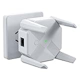 2024 WiFi Extender Signal Booster, WiFi Extender for Home Cover up to 1200Mbps (8500sq.ft), WiFi 2.4&5GHz Dual Band WPS WiFi Signal Strong Penetrability, 360° Coverage, Supports Ethernet Port(White)
