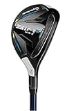 TaylorMade Golf SIM 2 MAX RESCUE MENS RIGHT HAND GRAPHITE REGULAR RESCUE 3-19 DEGREE, BLACK/WHITE