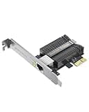 BrosTrend 5Gb PCIe Network Card, PCIe Ethernet Card with Extra Low-Profile, PCI Express Network Adapter for PC Windows 11/10 & Windows Server 2022 ONLY, PCIe to 5 Gigabit NIC Card Lifetime Protection
