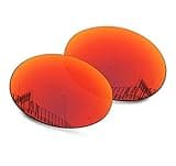 Well-aimed Replacement Lenses Compatible with Oakley Eye Jacket Redux OO9438 Sunglasses - Red Iridium Polarized